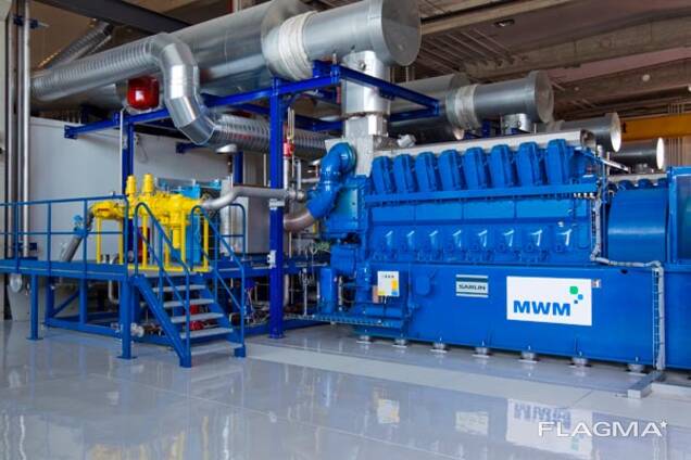 Used MWM 2032.16 MW gas turbine station, 2011.